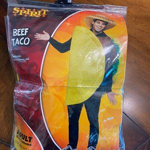 Spirit Adult Beef Taco Costume Funny Halloween OSFM Incl. Costume & Hat